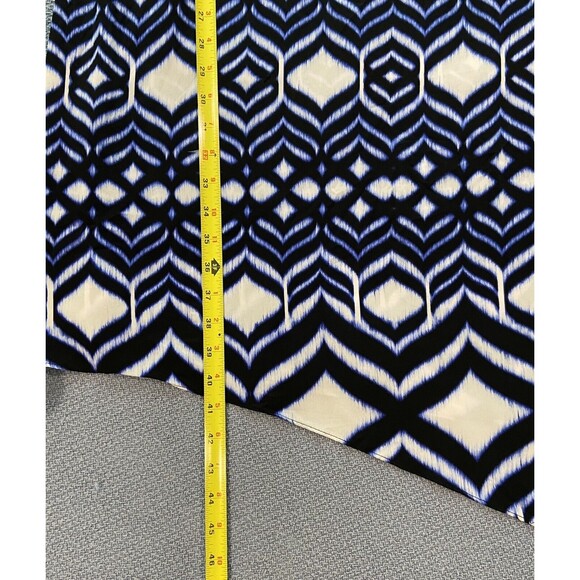 Lane Bryant 18 20 Dress Sleeveless Asymmetrical Hem Blue Chiffon - Picture 7 of 8